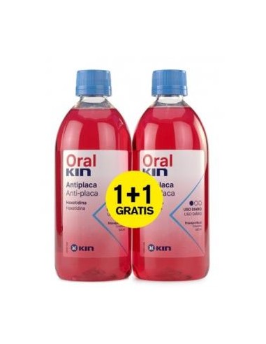 PACK ORALKIN ENJUAGUE BUCAL 500ml 2x1