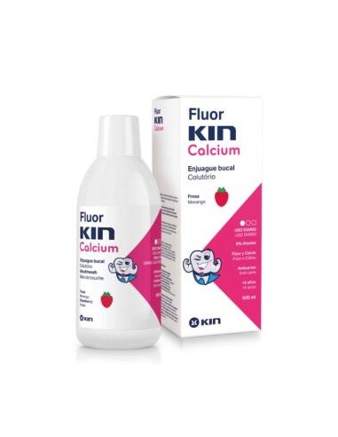 FLUOR KIN CALCIO ENJUAGUE BUCAL 500ml 224 PPM