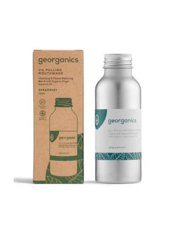 ENJUAGE BUCAL con aceite hierbabuena 100ml. GEORGANICS