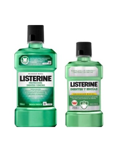 LISTERINE DIENTES Y ENCIAS 500+250ml.