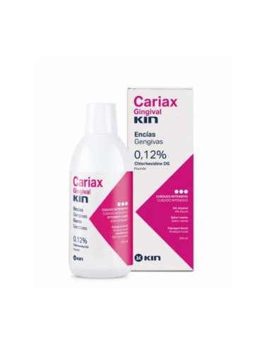 CARIAX GINGIVAL COLUTORIO CLORHEXIDINA 0,12 250ml KIN