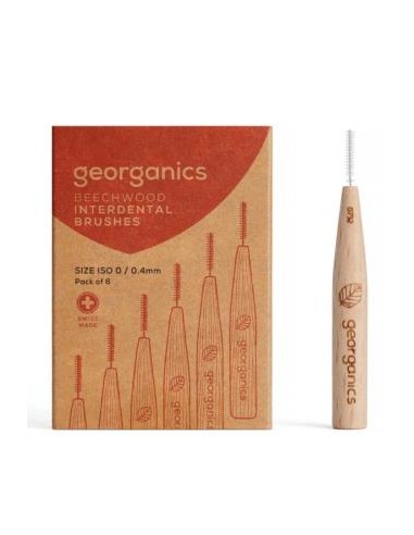 CEPILLO INTERDENTAL madera de haya 0 GEORGANICS