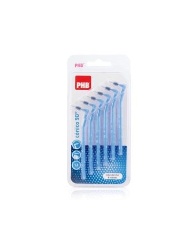 PHB CEPILLO INTERDENTAL 90o CONICO 1,3 AZUL 6ud