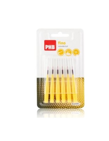 PHB CEPILLO INTERDENTAL FINO 1,1 AMARILLO 6ud