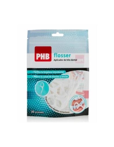 PHB APLICADOR HILO DENTAL FLOSSER PTFE 30ud