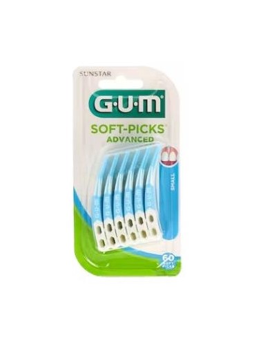 CEPILLO INTERDENTAL SOFT PICKS small 60un azul GUM