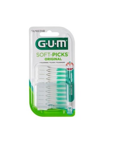 CEPILLO INTERDENTAL SOFT PICKS regular 40un verde GUM