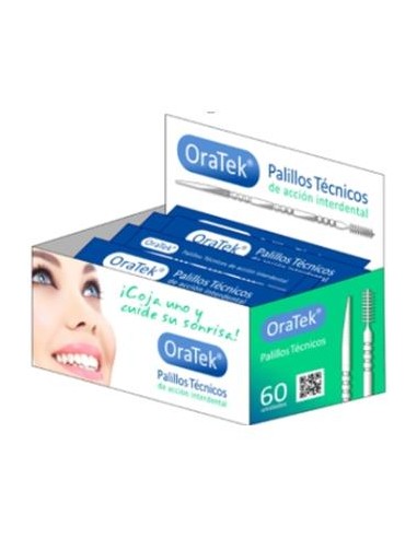 PALILLOS TECNICOS ORATEK cepillo interdental 60ud