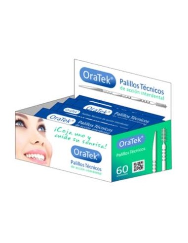 PALILLOS TECNICOS ORATEK cepillo interdental 100ud