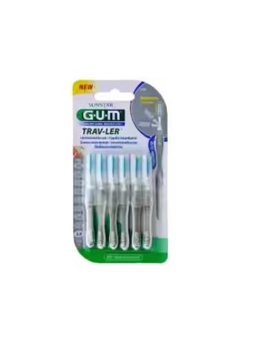 CEPILLO INTERDENTAL TRAV-LER 1618 2,0mm 6un gris GUM