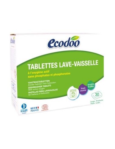 LAVAVAJILLAS tabletas para maquina 30ud. ECODOO