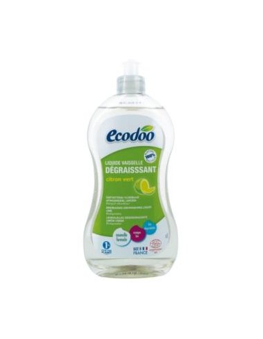 LAVAVAJILLAS DESENGRASANTE limon verde 500ml. ECODOO