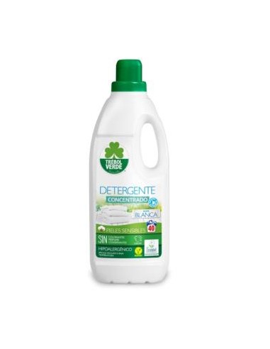 DETERGENTE LIQUIDO ropa blanca 2l. ECO TREBOL VERDE