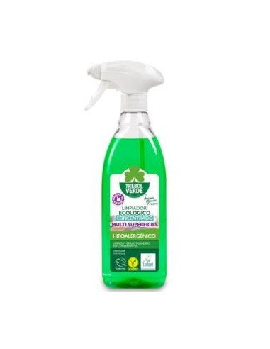 LIMPIADOR MULTISUPERFICIES spray 750ml. ECO TREBOL VERDE