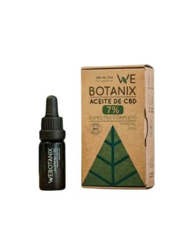 WEBOTANIX aceite cbd 7% 10ml. BIO