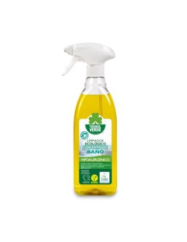 LIMPIADOR BAÑO spray 750ml. ECO TREBOL VERDE