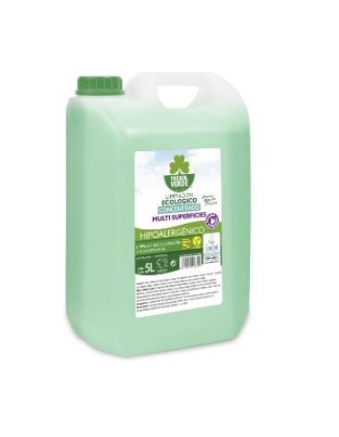 LIMPIADOR MULTISUPERFICIES concentrado 5l. ECO TREBOL VERDE