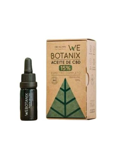 WEBOTANIX aceite cbd 15% 10ml. BIO