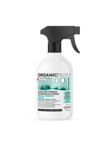 LIMPIACRISTALES white tea spray 500ml. ECO ORGANIC PEOPLE