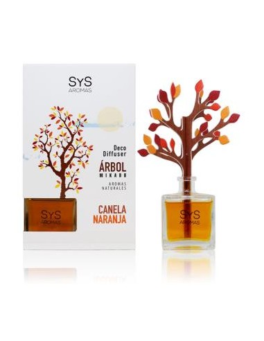 AMBIENTADOR SYS DIFUSOR ARBOL canela-naranja 90ml.