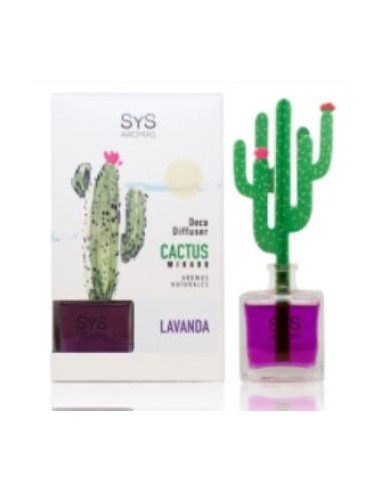 AMBIENTADOR SYS DIFUSOR CACTUS lavanda 90ml