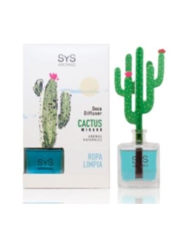 AMBIENTADOR SYS DIFUSOR CACTUS ropa limpia 90ml