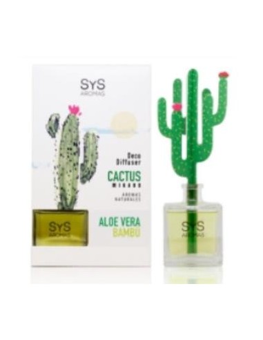 AMBIENTADOR SYS DIFUSOR CACTUS aloe-bambu 90ml