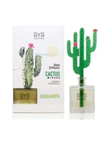 AMBIENTADOR SYS DIFUSOR CACTUS bergamota 90ml