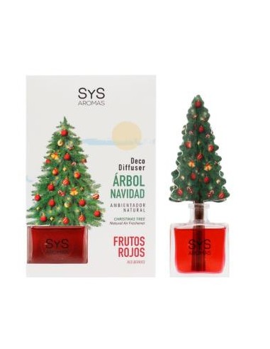 AMBIENTADOR SYS DIFUSOR ARBOL NAVIDAD f.rojos 90ml