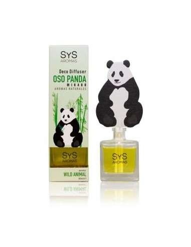 AMBIENTADOR SYS DIFUSOR oso panda 90ml WILD ANIMAL