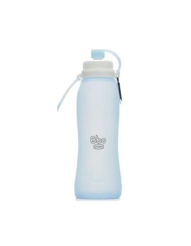 BOTELLA SILICONA PLEGABLE azul 500ml BBO17.500.AZ IRISANA