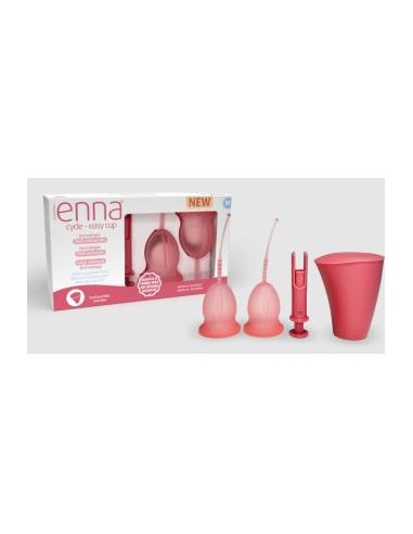 ENNA COPA MENSTRUAL EASY (M) 2copas+caja ester+apl ENNA CYCLE