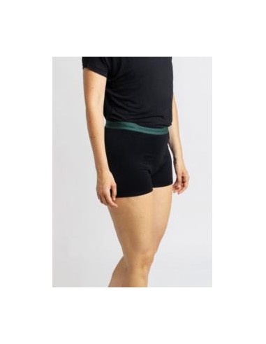 SHORT MENSTRUAL negro/verde flujo abundante 6/XXL. COCORO