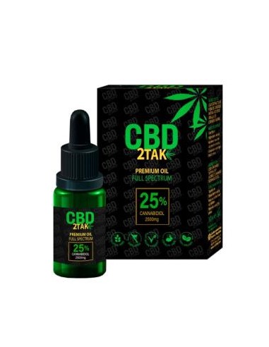 CBD PREMIUM OIL 25% CANNABIDIOL 2500mg 10ml. CBD 2TAK