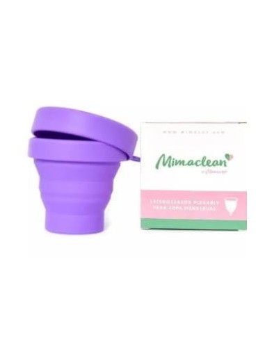 ESTERILIZADOR MIMACLEAN para copa menstrual lila MIMACUP