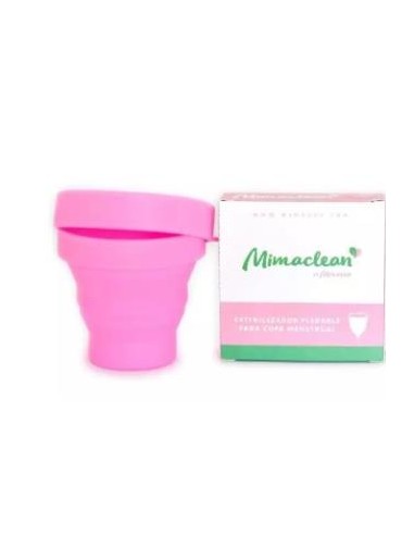 ESTERILIZADOR MIMACLEAN para copa menstrual rosa MIMACUP