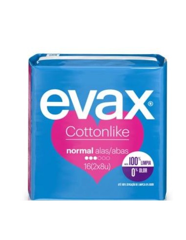 EVAX COTTONLIKE alas normal 16ud.