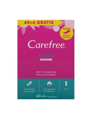 CAREFREE NORMAL TRANSPIRABLE 40+4ud.