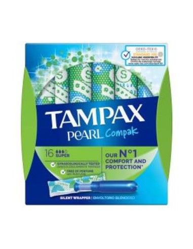 TAMPAX COMPAK PEARL super 16ud.