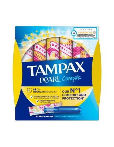 TAMPAX COMPAK PEARL regular 16ud