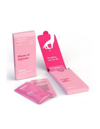 LUBETS POTENCIADOR del orgasmo femenino pack 3un