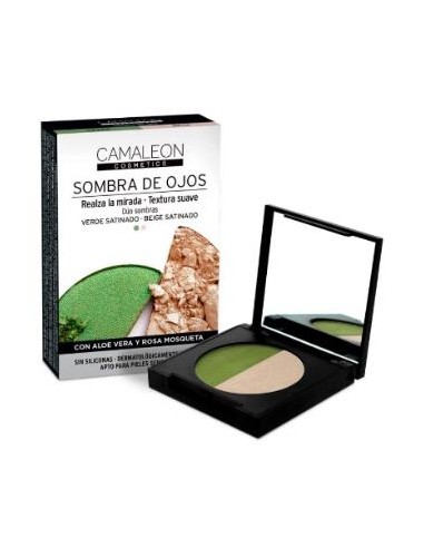 CAMALEON SOMBRA DE OJOS duo verde-beige CAMALEON COSMETICS