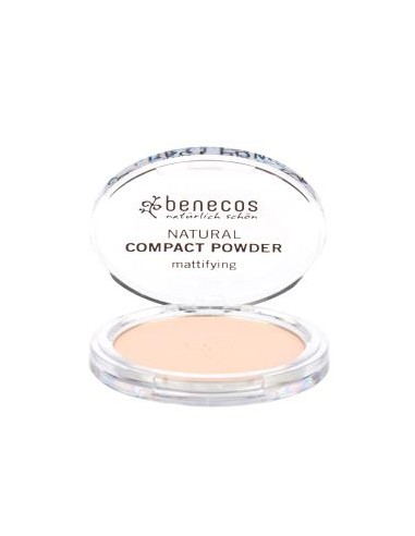 POLVOS COMPACTOS porcelain 9gr. VEGANO BENECOS