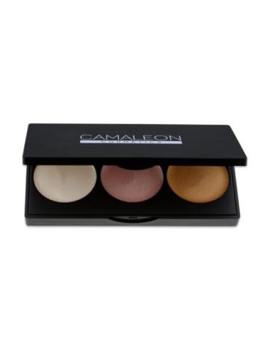 CAMALEON ILUMINADOR paleta 3 colores 3x2,5gr. CAMALEON COSMETICS