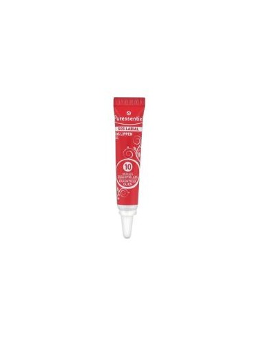 SOS GEL LABIAL reparador con 10 AE 5ml. PURESSENTIEL