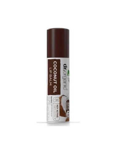 BALSAMO LABIAL aceite coco organico 5,7ml. DR. ORGANIC