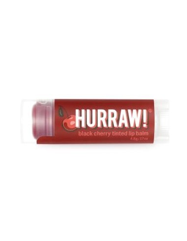 HURRAW balsamo labial tintado cereza negra