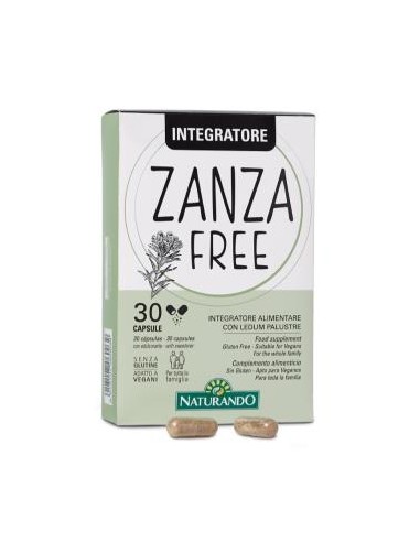 ZANZA FREE mosquitos 30cap. NATURANDO