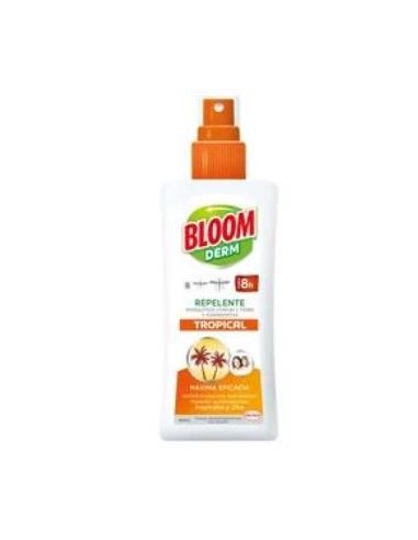 BLOOM LOCION REPELENTE tropical 100ml. BLOOM DERM