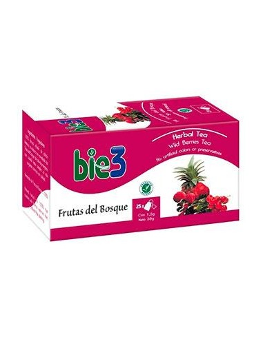 BIE3 FRUTAS DEL BOSQUE infusion 25sbrs. BIE 3